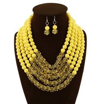 african beads jewelry set 2017 nigerian wedding african beads 7 color ni... - £26.36 GBP