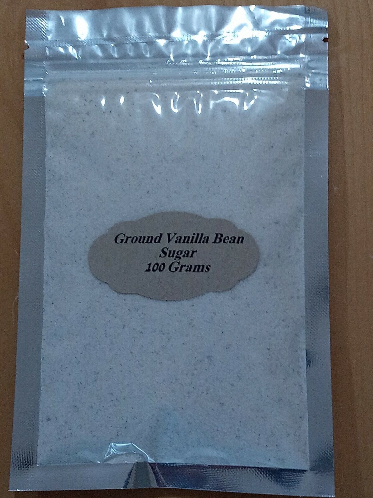 Ground Vanilla Bean Sugar 100 Gram Best Deal NEW REDUCED PRICE FREE Shipping - $14.95