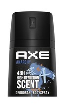 AXE Men&#39;s Deodorant Bodyspray, Anarchy, Pack of 2 Cans, 4 Oz. Each Can - £10.33 GBP