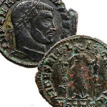 MAXENTIUS Fides w/Military Standards. Ostia, Italy Mint SCARCE Roman Emp... - $2,644.43 MXN