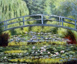 20x24 inches Rep. Claude Monet  stretched Oil Painting Canvas Art Wall Decor 01D - $200.00