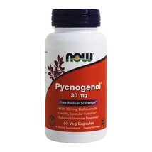An item in the Health & Beauty category: NOW Foods Pycnogenol Free Radical Scavenger 30 mg., 60 Capsules