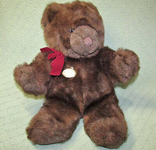 1983 Gund Collectors Classic Teddy Bear 16" Brown Stuffed Animal Plastic Tag Vtg - £42.65 GBP