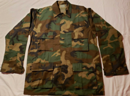 New Usgi Bdu Woodland Tactical Hot Weather Mens Uniform Combat Jacket Ml - £26.63 GBP