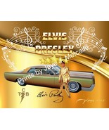 Elvis Presley Limited Edition 8&quot; x 10&quot; GOLD  Prints.  Signed by the artist. - €84,20 EUR