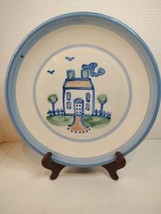 M A Hadley Pottery House Country Dinner Plate 11” Vintage Hand Painted S... - £18.32 GBP