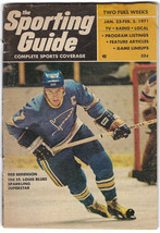 Vtg The Sporting Guide Magazine January / February 1971 Red Berenson Cover Nhl - $14.84