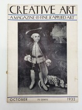 VTG Creative Art Magazine October 1932 Frederick the Great as a Child - £22.29 GBP