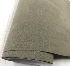 Prem quality Grey  fabric velvet for car wrap vinyl for car wrapping Velvet stic - £112.19 GBP