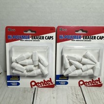 Hi-Polymer White Cap Erasers 10 Pack ZEH02BP10  2 Pack - $9.89