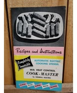 VTG 1950s Recipes &amp; Instructions Pamphlet for COOK-MASTER by General Ele... - $17.98 CAD