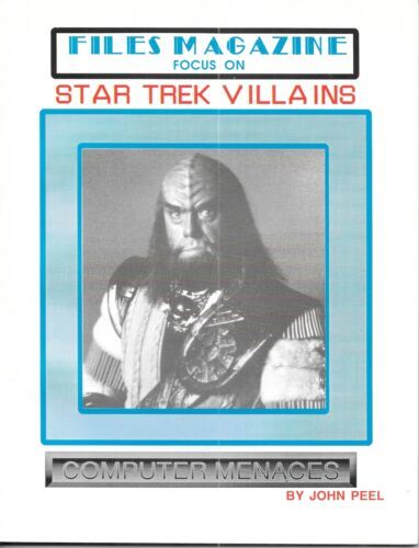Primary image for Star Trek Files Magazine Focus On Villains Computer Menaces 1987 NEW UNREAD