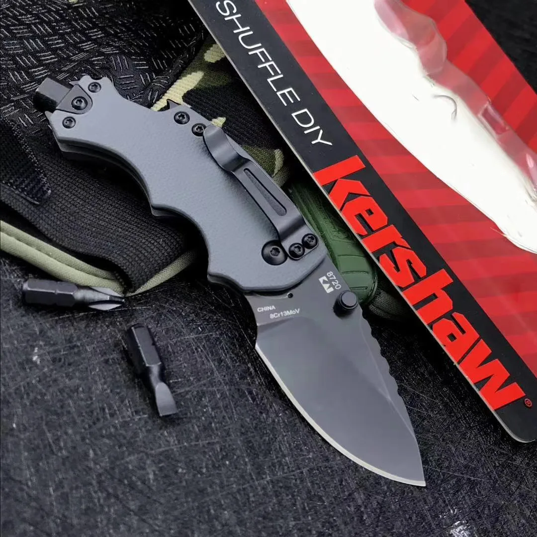 Kershaw 8720 Folding Blade   Combat Outdoor Camping Survival  Utility Po... - £178.59 GBP