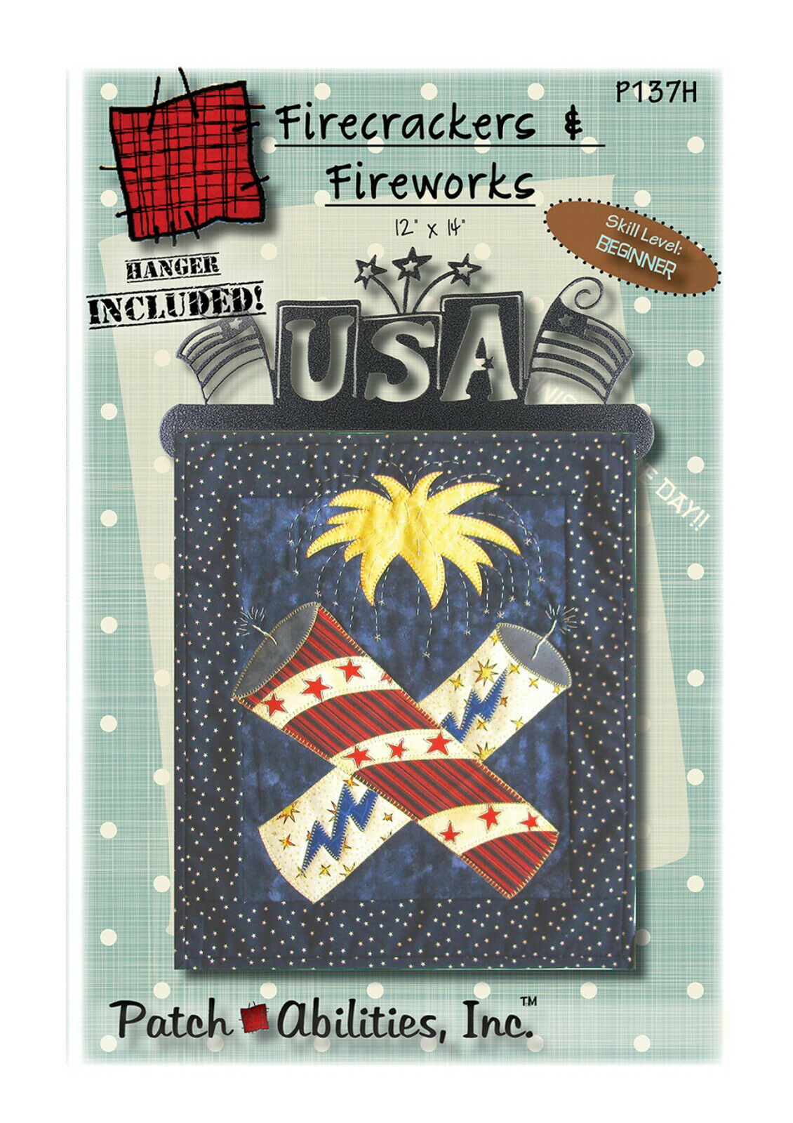 Patch Abilities Firecrackers and Fireworks with Hanger P137H - $37.76