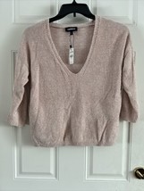 Express Sweater Womens Size XS Pink Metallic Shimmer (D4) - £27.40 GBP