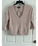 Express Sweater Womens Size XS Pink Metallic Shimmer (D4) - £27.24 GBP