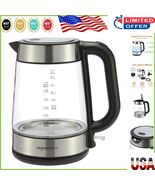 Compact BPA-Free Electric Kettle with Detachable Base &amp; Heat-Resistant H... - $69.92 CAD