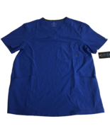 Infinity Cherokee Men Scrubs V-Neck Top Athletic CK900A RYPS Royal Blue L - $38.66 CAD