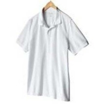 Mens Polo Sonoma White Pique Casual Short Sleeve Collared Shirt-size XL - £14.07 GBP