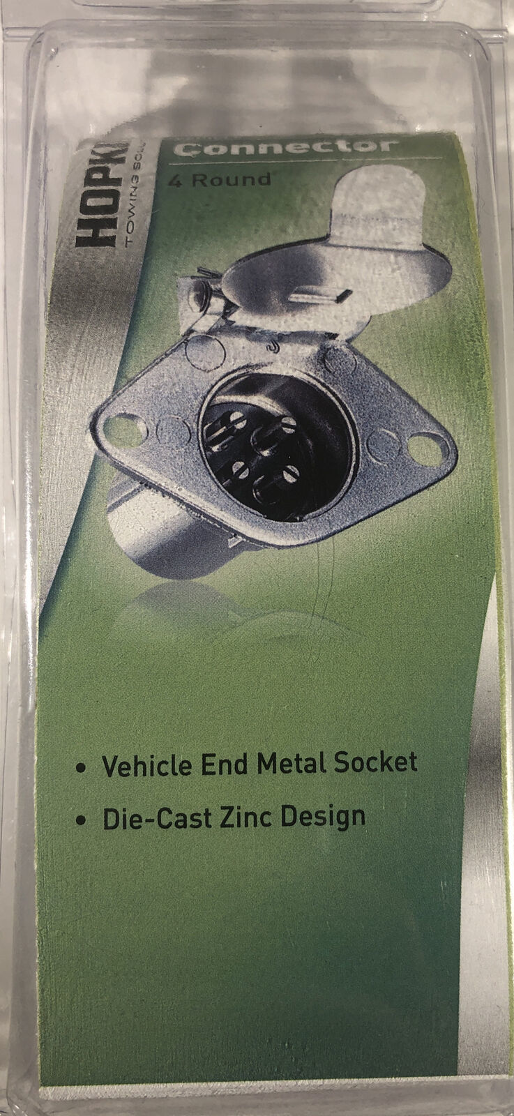 Hopkins 48305 4 Pole Round Car End-SHIPS SAME BUSINESS DAY-NEW - $7.80