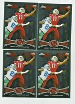 Four (4) Larry Fitzgerald (Arizona) 2012 Topps Chrome Cards #141 - £7.25 GBP