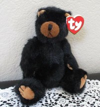 Ty Attic Treasures Ivan the Black Bear 1993 Jointed NEW - £7.73 GBP