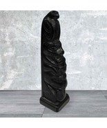 Native Totem Pole 6” Statue Eagle Bear-Frog Whale Carve Sculpture Black - £30.84 GBP