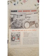 Ford Rear Mounted Loader Flyer. Original. 1956 Ford Motor Company - €6,85 EUR