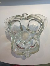 Vintage Cigar Murano Glass Butterfly Ashtray/dish Hand Blown  50s 60s - £35.61 GBP