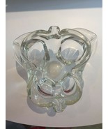 Vintage Cigar Murano Glass Butterfly Ashtray/dish Hand Blown  50s 60s - $44.55