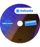 Kubuntu Linux KDE + Ubuntu Bionic Beaver 18.04 LTS DVD 64 Bit - £6.16 GBP