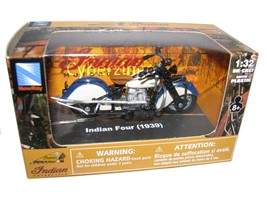 1939 1/32 Scale Indian Four Motorcycle Model NewRay - £16.02 GBP