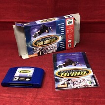 Nintendo 64 Tony Hawk&#39;s Pro Skater 1999 Authentic CIB Video Game w/ Manual &amp; Box - £198.32 GBP