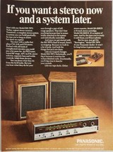 1971 Print Ad Panasonic Stereo Receiver &amp; Speakers Phonograph &amp; Cassette Deck - £13.78 GBP