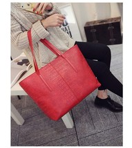 Big New Women Shoulder Bags Alligator Ladies Leather Bags Casual women zipper ha - £26.36 GBP