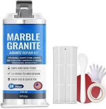 Quartz Countertop Chip Repair Kit - White Granite &amp; Marble Repair Kit (White) - £12.36 GBP