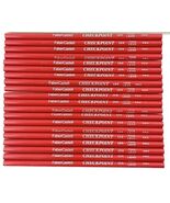 Faber Castell Pencils Red Checkpoint 104 Thin Lead Mixed Lot of 20 AD  AF  E  JE - $35.93