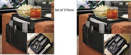 Set of 2 Arm Chair  Caddy Top Quality  Remote Holder Table Top  5 Large ... - $24.70