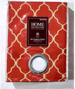 Home Decorations Collection Modern 50&quot;W x 84&quot;L Drapery Panel Chili Ogee ... - $29.69