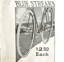 Goodyear Bicycle Tires Blue Streaks 1917 Advertisement Antique Bikes DWII10 - £15.45 GBP