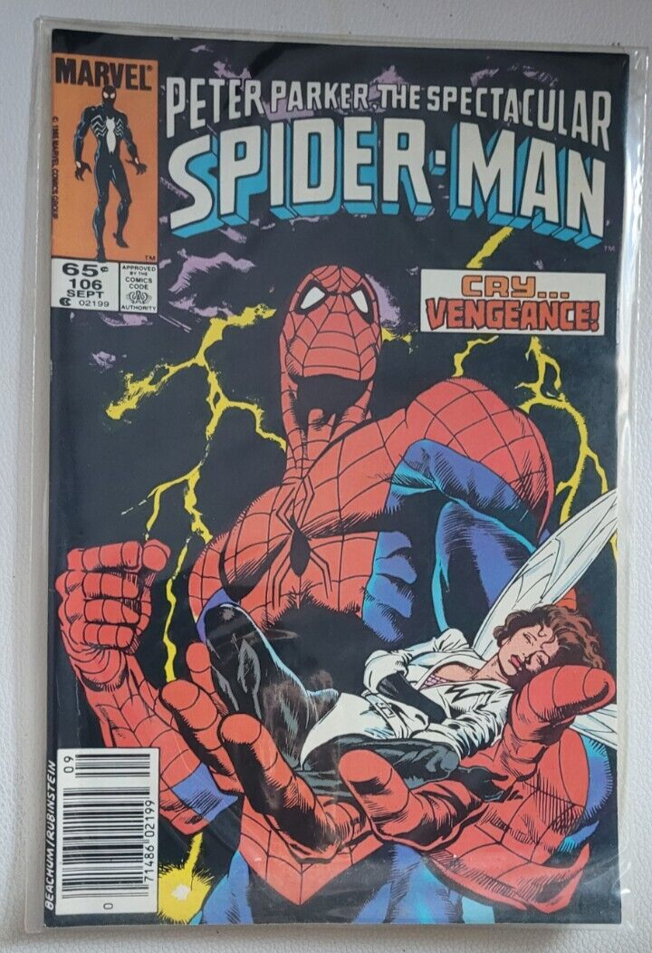 VTG Peter Parker the Spectacular Spider-Man 106 Sept Cry Vengeance Colle... - $9.99