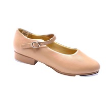 Little Girls Mary Jane Tap Shoes Caramel Beige Buckle 12 Dance Class Rec... - £21.80 GBP