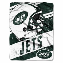 New York Jets Micro Raschel Super Plush Throw #20702 - £39.47 GBP