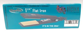 Hot Tools Helix 1 1/4" Flat Iron Supertool Ceramic Tourmaline Ionic Nanosilver - $54.99