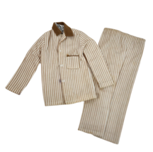 VINTAGE 1960's MATTEL BARBIE KEN 781 SLEEPER SET BROWN STRIPED PAJAMAS W... - $9.50