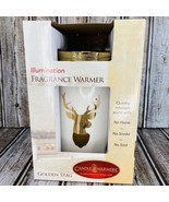 Candle Warmers Illumination Fragrance Golden Stag Deer Light Wax Melts P... - £31.45 GBP