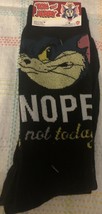 Tom &amp; Jerry Not Today 2 Pair Pack Unisex Novelty Crew Socks Size 6-12 New - £7.60 GBP