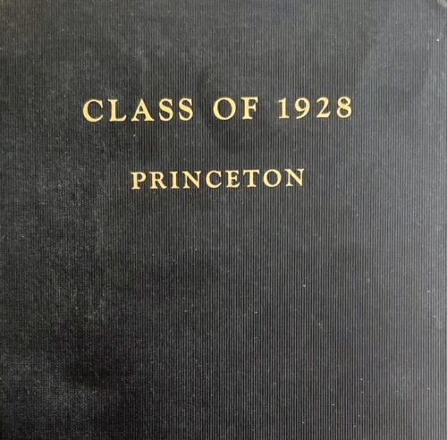 Primary image for Princeton University Class Of 1928 First Edition 1936 Directory HC Book WHBS