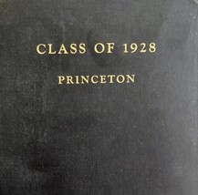 Princeton University Class Of 1928 First Edition 1936 Directory HC Book ... - £80.12 GBP