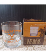 Yellowstone TV Show Dutton Ranch Glassware 10oz Whiskey Tumbler Glass - New - €7,65 EUR